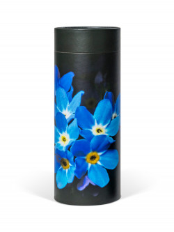 Forget-Me-Not on Charcoal Scatter Tube